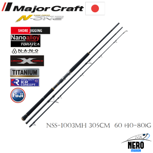 MC N-One NSS-1003MH Shore Jigging Kamış 3 parçalı 305cm 60 (40-80)g