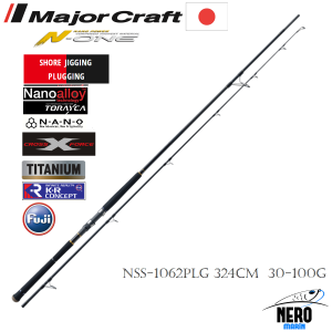 MC N-One NSS-1062PLG Shore Jigging Plugging Kamış 324cm 30-100g