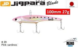 MC Jigpara Blade JPB  100mm-27gr #29 Pink Sardine