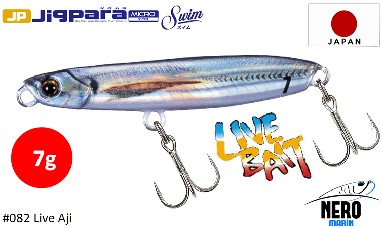 MC Jigpara Micro Swim JPMSW-7 #82 Live Aji