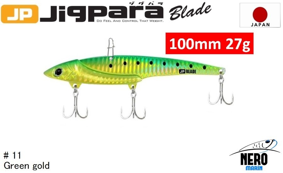 MC Jigpara Blade JPB  100mm-27gr #11 Green Gold