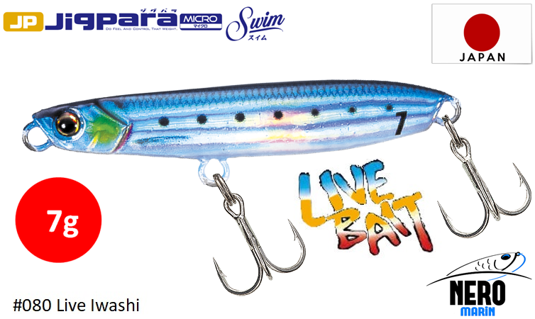 MC Jigpara Micro Swim JPMSW-7 #80 Live Iwashi