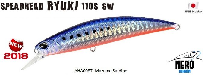 Spearhead Ryuki 110S SW AHA0087 / Mauzme Sardine