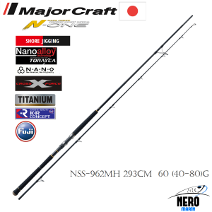 MC N-One NSS-962MH Shore Jigng Kamış 293cm 60 (40-80)gr