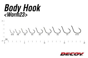 Decoy Worm23 Body Hook Delikli İğne BN #10 (10 Adet)