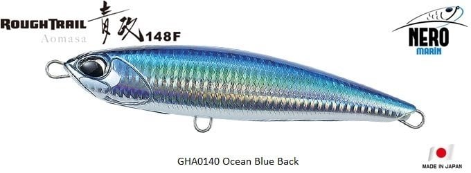 Rough Trail Aomasa 148F  GHA0140 / Ocean Blue Back