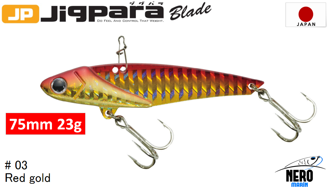 MC Jigpara Blade JPB  75mm-23gr #03 Red Gold