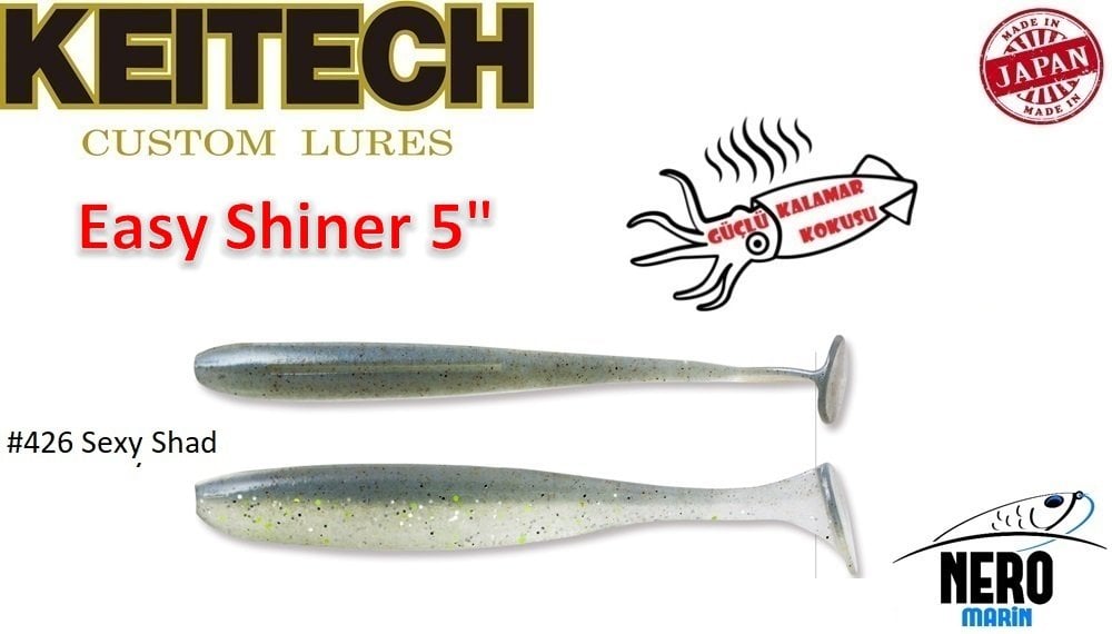 Keitech Easy Shiner 5'' #426 Sexy Shad