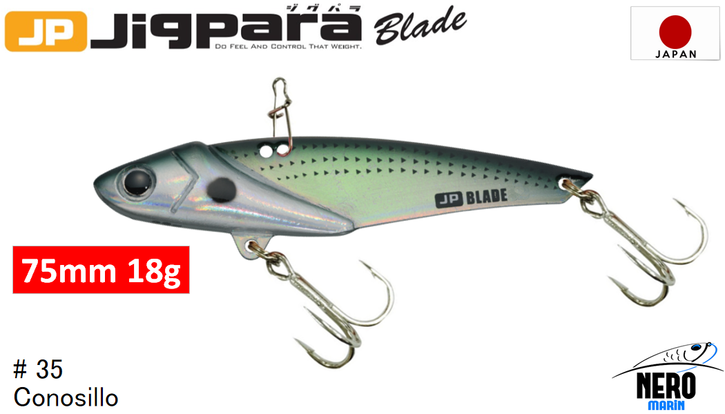 MC Jigpara Blade JPB  75mm-18gr #35 Conosillo