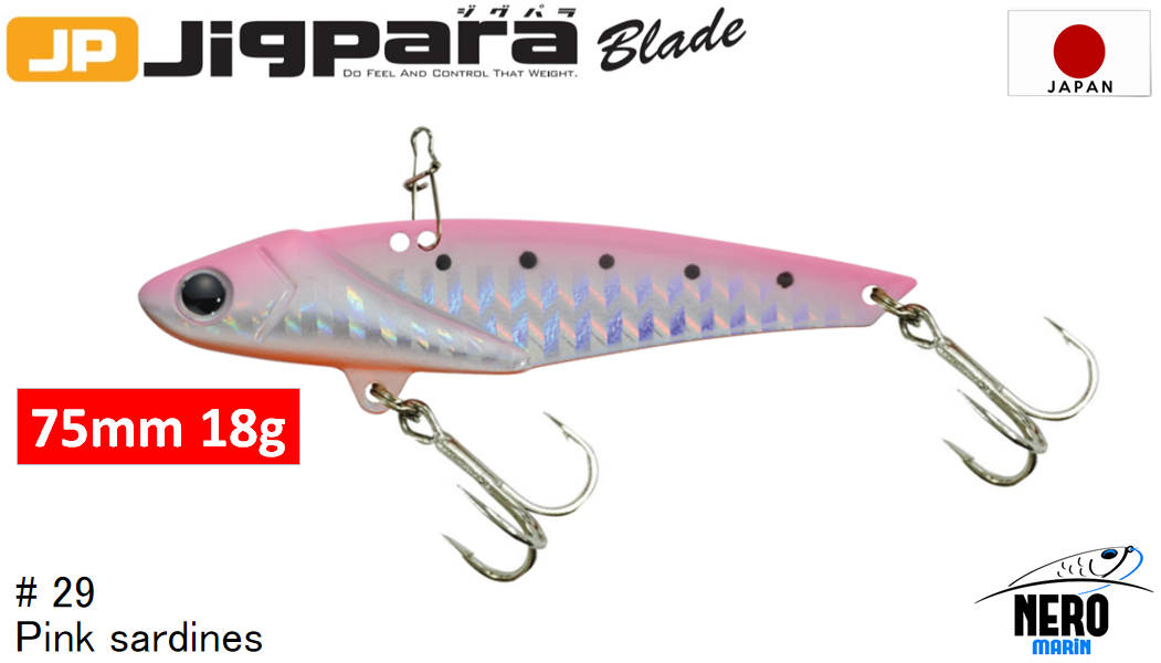 MC Jigpara Blade JPB  75mm-18gr #29 Pink Sardine