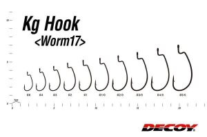 Decoy Worm17 KG Hook Ofset İğne BN #6 (9 Adet)