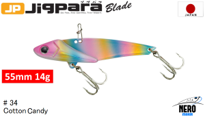 MC Jigpara BladeJPB 55mm-14gr #34 Cotton Candy
