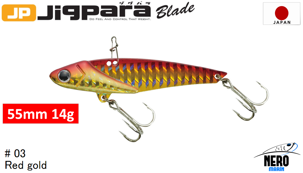 MC Jigpara BladeJPB 55mm-14gr #03 Red Gold