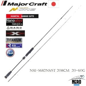 MC N-One NSE-S682NS/ST Sutte Kalamar Zoka Kamışı Spinning Model 208cm 20-60g