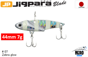 MC Jigpara Blade JPB 44mm-7gr #07 Zebra Glow