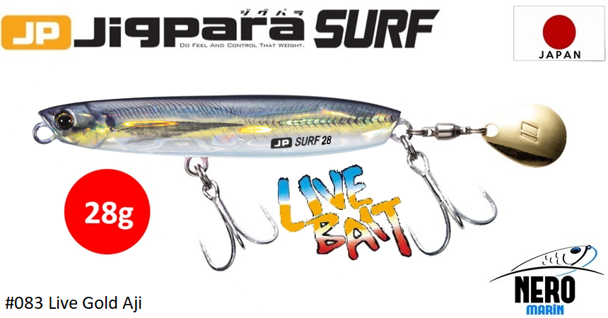 MC Jigpara Surf JPSURF-28gr.#83 Live Gold Aji