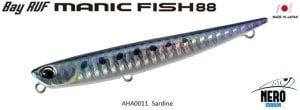 Bay Ruf Manic Fish 88  AHA0011 / Sardine
