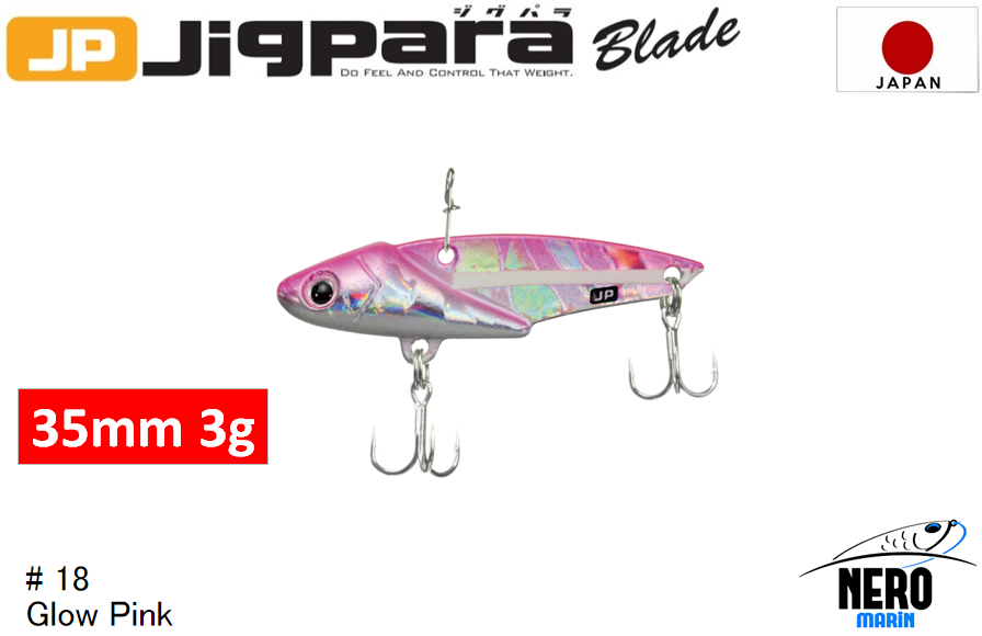 MC Jigpara Blade JPB 35mm-3gr #18 Glow Pink