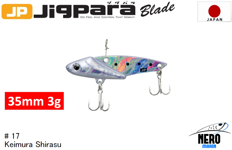 MC Jigpara Blade JPB 35mm-3gr #17 Keimura(UV) Shirasu