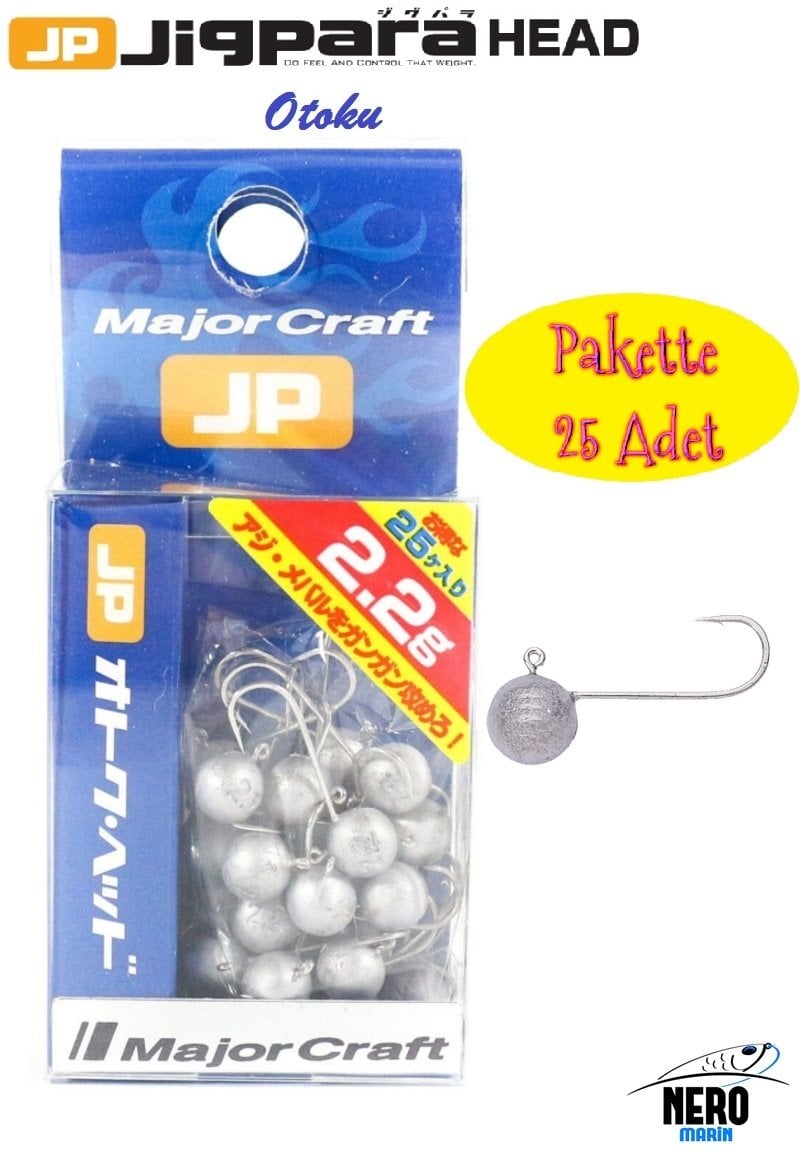 MC Jigpara Otoku Head OTHD-2.2gr. (25pcs. Bag)