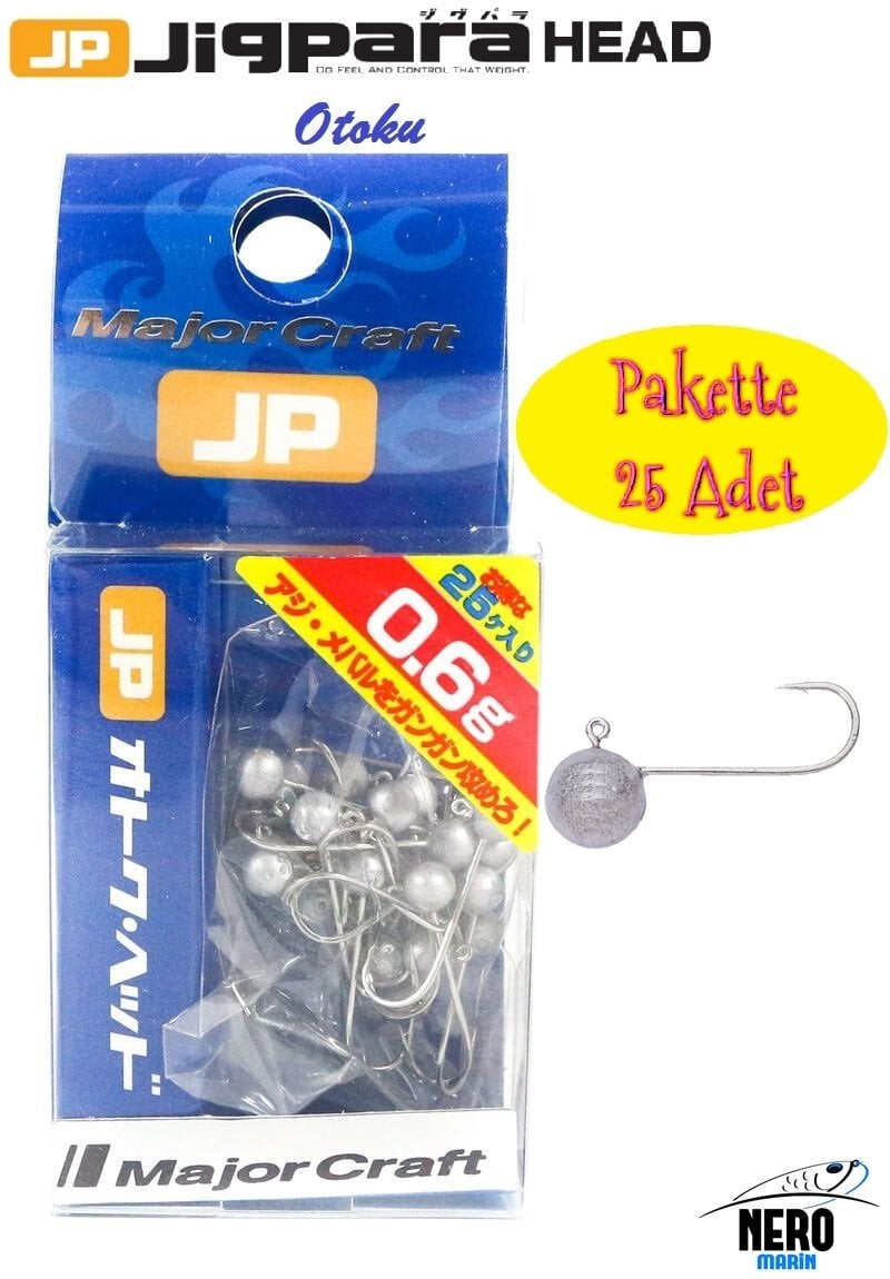 MC Jigpara Otoku Head OTHD-0.6gr. (25pcs. Bag)