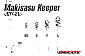 Decoy DIY-21 Makisasu Keeper Vidalı Kulp #L (10 Adet / Paket)