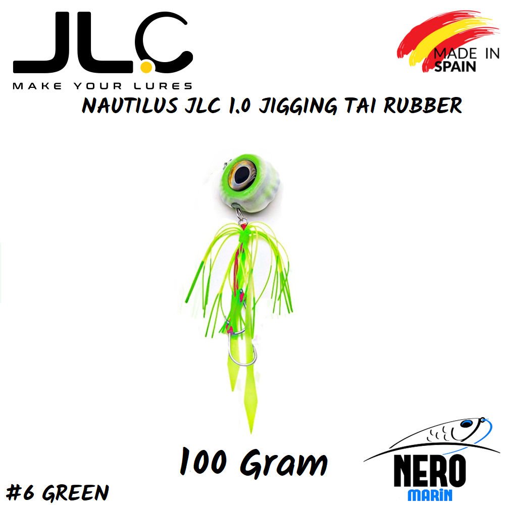 JLC Nautilus 1.0 Tai Rubber 100gr. #6 Green