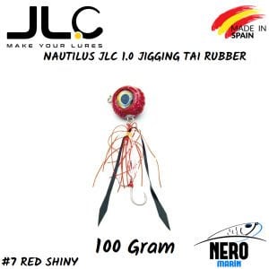 JLC Nautilus 1.0 Tai Rubber 100gr. #7 Red Shiny