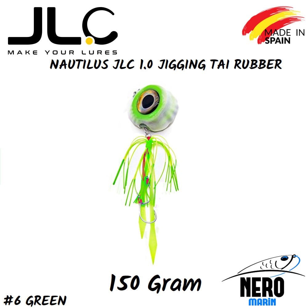 JLC Nautilus 1.0 Tai Rubber 150gr. #6 Green