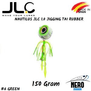 JLC Nautilus 1.0 Tai Rubber 150gr. #6 Green