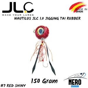JLC Nautilus 1.0 Tai Rubber 150gr. #7 Red Shiny