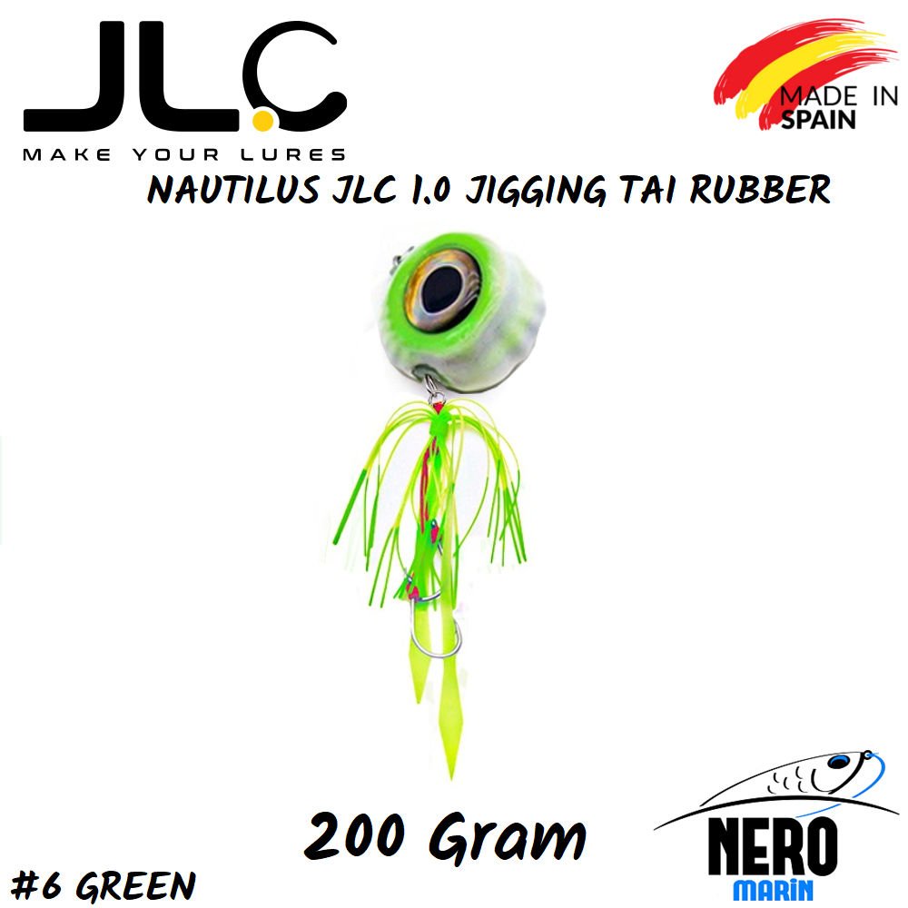 JLC Nautilus 1.0 Tai Rubber 200gr. #6 Green