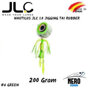 JLC Nautilus 1.0 Tai Rubber 200gr. #6 Green
