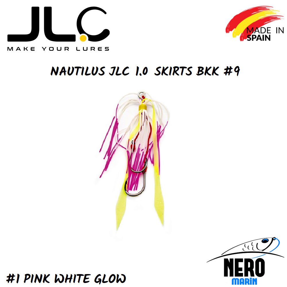 JLC Nautilus 1.0 Tai Rubber Yedek Etek BKK #9 İğne #1 Pink White Glow