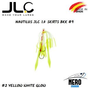 JLC Nautilus 1.0 Tai Rubber Yedek Etek BKK #9 İğne #2 Yellow White Glow