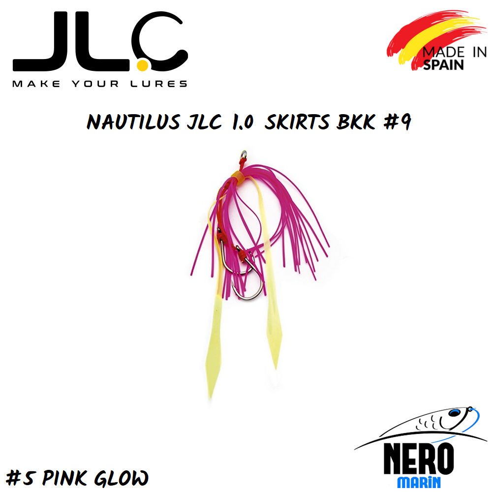 JLC Nautilus 1.0 Tai Rubber Yedek Etek BKK #9 İğne #5 Pink Glow