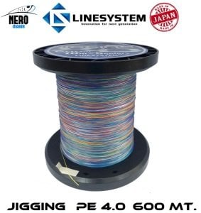 Linesystem Jigging X8 600mt. PE 4.0