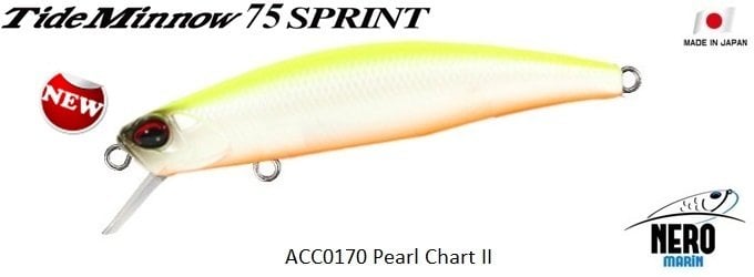 Tide Minnow 75 Sprint ACC0170 Pearl Chart II
