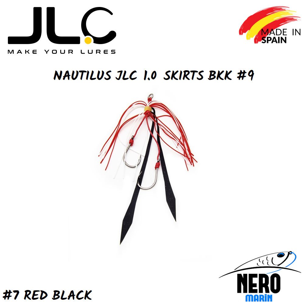JLC Nautilus 1.0 Tai Rubber Yedek Etek BKK #9 İğne #7 Red Black