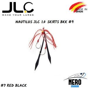 JLC Nautilus 1.0 Tai Rubber Yedek Etek BKK #9 İğne #7 Red Black