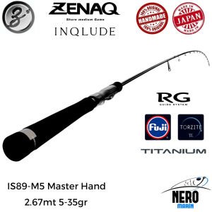 Zenaq Inqlude IS89-M5 Master Hand (RG) 2.67mt 5-35gr (2P) Spin Kamış