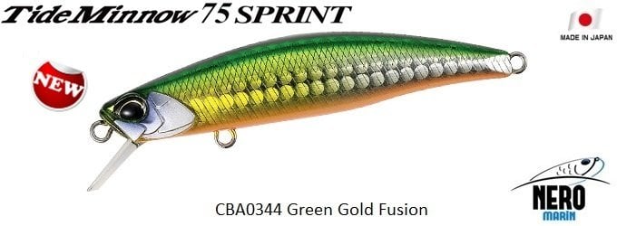 Tide Minnow 75 Sprint CBA0344 Green Gold