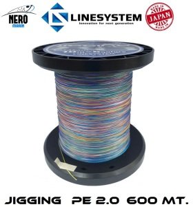 Linesystem Jigging X8 600mt. PE 2.0