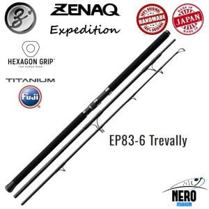 Zenaq Expedition EP83-6 Trevally Spin Kamış 259cm Max. 180 gr.