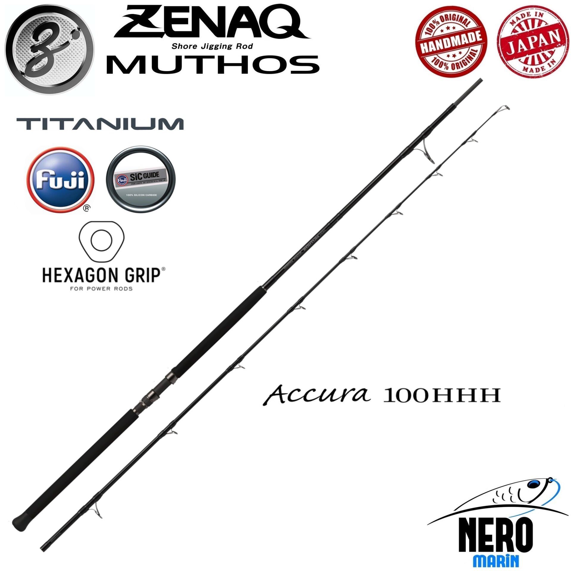 Zenaq Muthos Accura 100HHH Shore Jigging Olta Kamışı 305cm 80 -250gr