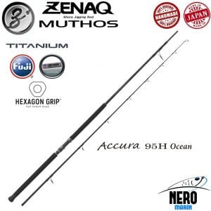 Zenaq Muthos Accura 95H Ocean Shore Jigging Olta Kamışı 305cm 30 -230gr
