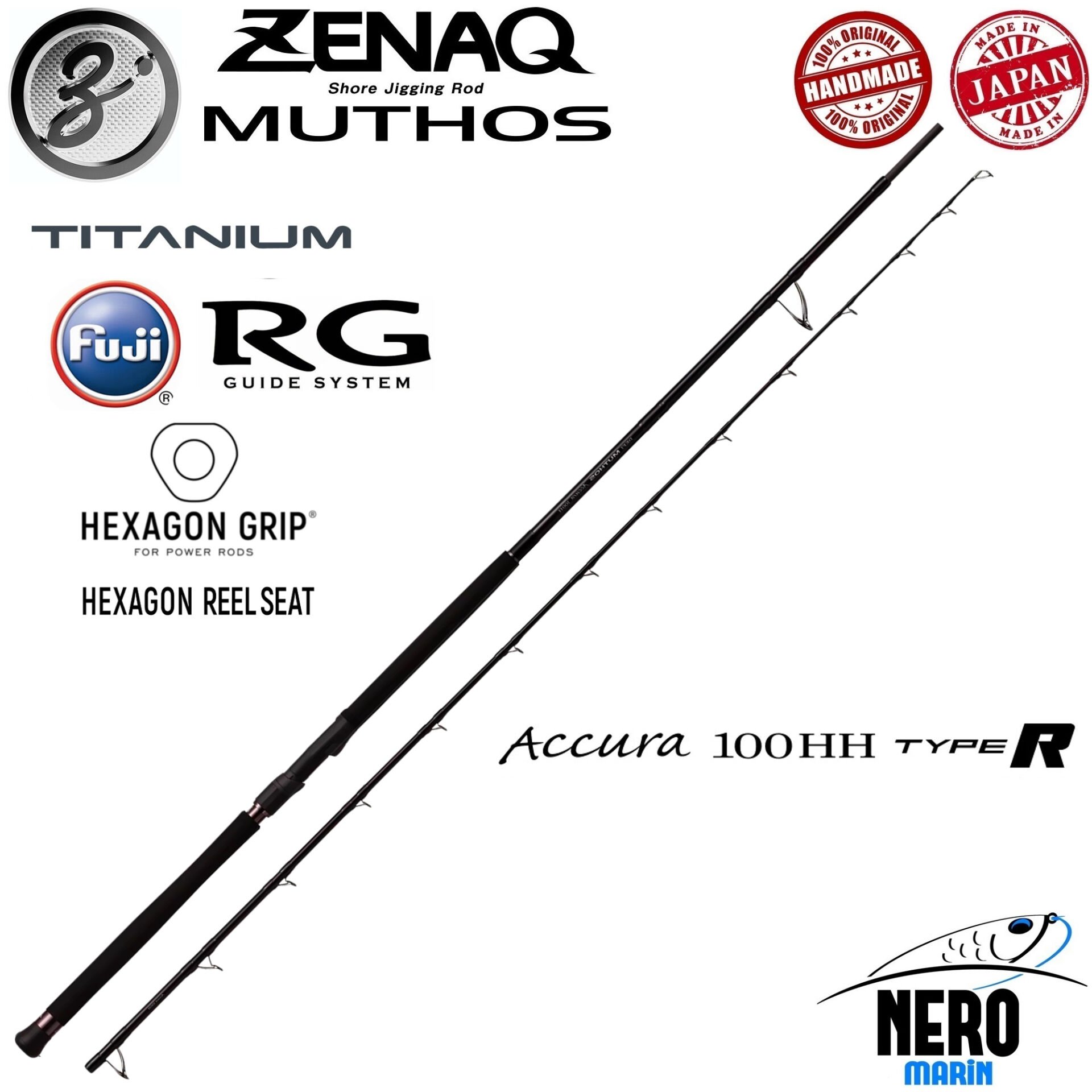 Zenaq Muthos Accura 100HH Type R Shore Jigging Olta Kamışı 305cm 60 -230gr