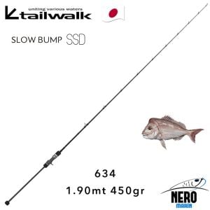 Tailwalk Slow Bump SSD 634 (1P) Slow Jigging Kamış 190cm 450gr