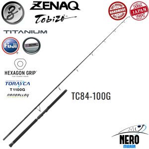 Zenaq Tobizo TC84-100G Off Shore Casting Popping Kamış 254cm Max 150gr
