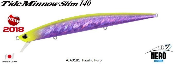 Tide Minnow Slim 140 AJA0181 / Pasific Purp